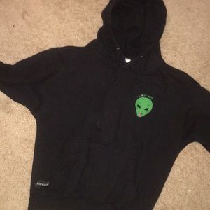 We out here -Rip n Dip sweater